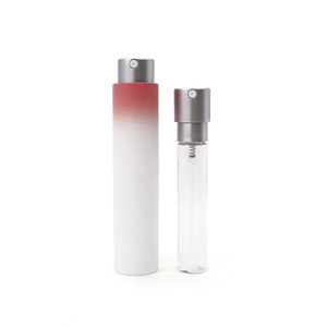 Flacon pulvérisateur miniature en aluminium rechargeable de 8 ml et 10 ml, couleur dégradée longue durée - Product Image 5