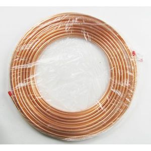 Tubería de <span class=keywords><strong>Cobre</strong></span> para Refrigeración, Tubería de <span class=keywords><strong>Cobre</strong></span> Flexible, Tubería de Metal Industrial Suave para Aire Acondicionado y Refrigerador - Product Image 1