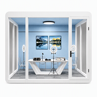 Cabine insonorisée portable pour diffusion en direct, studio acoustique, salle silencieuse, espace de travail privé Sinjoyin