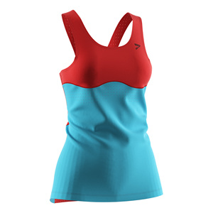 <b>Reflective</b> Night Run Sports Sleeveless <b>Top</b> Ladies Workout Tank Breathable Mesh Panel Personalized Logo - Product Image 3