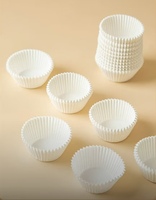 Moules à muffins en papier jetables personnalisables, antiadhésives, à paroi simple