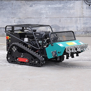 Envío <span class=keywords><strong>Gratis</strong></span> Cortacésped Robótico Automático de 4 Tiempos 1000mm, Superventas, con Control Remoto, Desbrozadora de Orugas, Mini Robot Triturador de Césped - Product Image 6