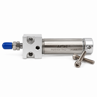 Cilindro Neumático Tipo Pluma de Acero Inoxidable, Mini Actuador de Aire de Montaje Directo Compacto para Equipos de Automatización de Precisión, CE