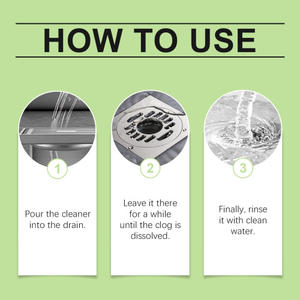 Jakehoe lavello <span class=keywords><strong>scarico</strong></span> cucina tubo del water draga rapida dissolvenza pulitore - Product Image 5