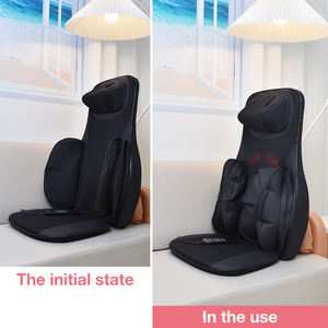 Masajeador eléctrico de espalda, cojín de masaje con calefacción por vibración, con calefacción - Product Image 6