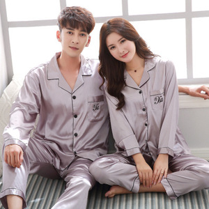 2025 Luxo Pijama Terno Pijama Conjuntos Casal Pijama Família Amante Noite Terno Homens & Mulheres Casual Home Clothing - Product Image 4