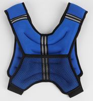 Gilets lestés en néoprène certifiés pour la gymnastique, avec bande réfléchissante, 5 kg, pour l'entraînement de force, pour femme