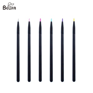Belifa private label-pincel de maquillaje, delineador de ojos de silicona, transparente, rosa, rojo, verde, <span class=keywords><strong>Amarillo</strong></span>, Morado - Product Image 1