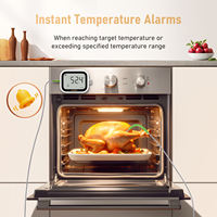 INKBIRD IKT-031 Timer dapur Digital dapat diputar, pengatur waktu dapur LCD dapat diputar dengan tombol