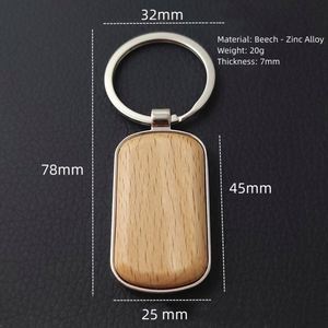 Llavero de Madera Personalizado con Foto, Llavero de Madera con Nombre - Product Image 2
