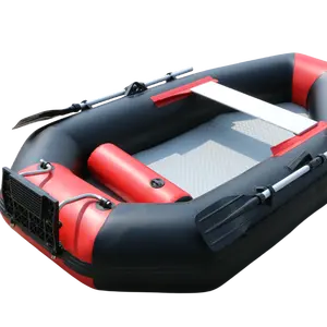 HX200 2.0M 3 인용 풍선 낚시 보트 조정 카약 카누 공기 바닥 무료 액세서리