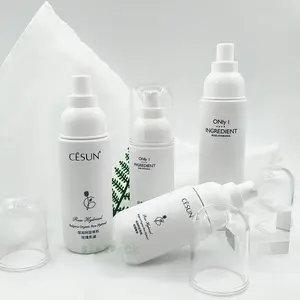 Nachfüllbare kosmetische Lotionsbehälter Spender Shampoo Plastik-Flaschen Pumpsprühkappe Verpackung individuelles Etikett 1,7 Unzen 50 ml