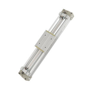 Cylindre à piston à double action SMC sans tige mécanique série MY1M16/20/25/32/40G Roulements pneumatiques essentiels Tailles - Product Image 2