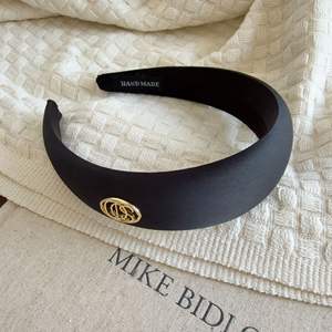 Nueva Diadema Francesa Negra Hecha a Mano con Perlas y Satén, Estilo Europeo-Americano, para el Cuidado Diario de la Cara y Maquillaje, Regalo para Mujer - Product Image 5