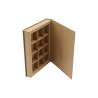 Caja de Regalo de Chocolate de Cartón Kraft con Recubrimiento UV, Relieve y Forro de Esponja, Precio Directo de Fábrica, Gran Venta