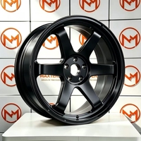 Maxtera Geschmiedete Custom TE37 Ultra M-Spec Style PKW-Felgen für BMW M2 M3 Porsche 911 GTR AMG Audi Supra Tesla Leichtmetallräder