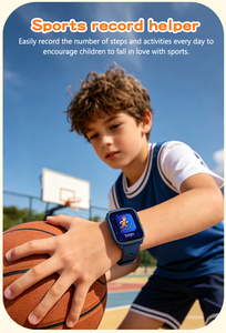 <span class=keywords><strong>Montre</strong></span> connectée pour enfants en gros, personnalisable OEM, écran tactile 1,83 pouces, étanche IP68, tracker d'activité, commande en gros - Product Image 3