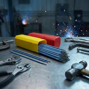 Électrode de soudage en acier inoxydable TENSILEWELD AWS E312-16, diamètre du noyau 2,5-5,0 mm, certifiée ISO/CE, OEM disponible - Product Image 1