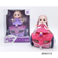 Nouvelle poupée tendance 2026 pour enfants, jouet de patinage électrique avec lumière et musique, jouet en plastique BO pour cadeau de Noël