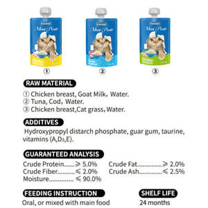 Nourriture humide liquide pour chiens Farnbay, riche <span class=keywords><strong>en</strong></span> protéines, à base de poulet, soupe de viande fraîche, bandes de friandises, pâte à lécher, <span class=keywords><strong>en</strong></span> sachet, vitamines et minéraux - Product Image 3