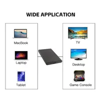 USB3.0 HDD 2,5 "Caja portátil SSD externo Discos duros de estado sólido móviles de alta velocidad Caja de almacenamiento Transferencia de datos
