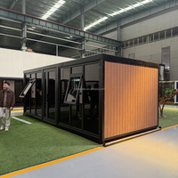 Vente directe usine – Maison conteneur industrielle extensible et écologique de 20, 30 ou 40 pieds, installation rapide pour hôtels et gîtes