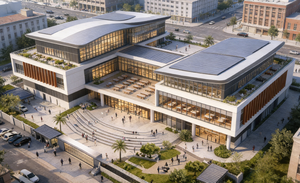 Estructura de Acero de Diseño de Lujo para Construcción Comercial: Biblioteca, Librería, Concesionario de Autos, Museo, Centro Comunitario - Product Image 5