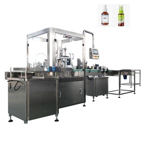 Flacons compte-gouttes de parfum cosmétique automatique Machine de capsulage de remplissage rotative de liquide Machine de remplissage de flacons pulvérisateurs en plastique de 30ml - Product Image 1