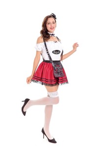 Costume carnevale Oktoberfest <span class=keywords><strong>cameriera</strong></span> della birra Germany <span class=keywords><strong>cameriera</strong></span> Cosplay di Halloween vestito da festa fantasia - Product Image 3