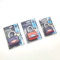 Cadenas en fer Samhoo bleu antivol, étanche, antirouille, isolant, avec clé, pour tiroir supérieur - Vente en gros