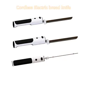 Electr Knife Kitchen Handle Serrated With Adjustable Slicing Guide Restaurant Cutting Household Electric Bread Knifes