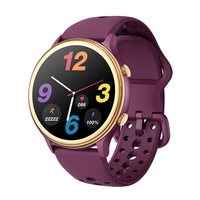 Reloj Inteligente para Mujer Modelo K53 con Pantalla Táctil TFT de 1.27 Pulgadas, Resistente al Agua IP67, con Correa de Silicona, Monitoreo de Salud, Sueño y Respuesta a Llamadas
