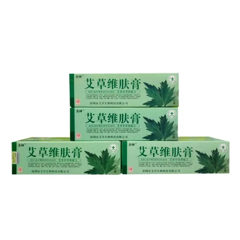 Krim kesehatan pribadi 15g, tanaman Wormwood kuat, Psoriasis Dermatitis Eczema Pruritus salep krim obat Cina