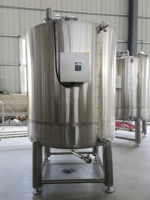 Mélangeur à vis automatique sanitaire en acier inoxydable SUS304 à capacité personnalisée avec port CIP pour le mélange et le brassage de bières et de boissons