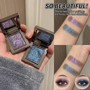 MLM Hot Sale OEM Custom Single <b>Eyeshadow</b> High Pigment Metallic <b>Shimmer</b> Smoky Eye Makeup Long Lasting Private Label Wholesale - Product Image 5