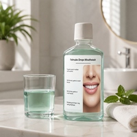 Gouttes buccales Menthe & Venin d'abeille pour les soins des gencives, blanchiment des dents, défense contre la plaque dentaire, haleine fraîche, soins bucco-dentaires quotidiens