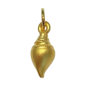 0,45g 24K oro micro-duro elimina obstáculos y reúne riqueza caracola colgante de oro puro accesorios de joyería de gama alta - Product Image 2