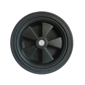 5 Inch Rubber Gardening <strong>Wheels</strong> <strong>Dolly</strong>, Water <strong>air</strong> Cooler <strong>Wheel</strong> for Small Wagon, Tool Box <strong>Wheels</strong> - Product Image 2