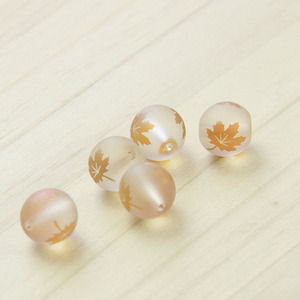 Cuentas de cristal de porcelana de dos agujeros, decoración para collar, 8mm, 10mm - Product Image 3