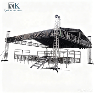 เวทีอลูมิเนียมคุณภาพสูงแบบพกพา แผงเวทีสำหรับงานกลางแจ้ง แท่นเวทีแบบพกพา - Product Image 5