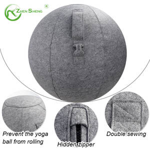 Zhenshengカスタムロゴジムオフィスシッティングボールチェアヨガボールカバー - Product Image 3