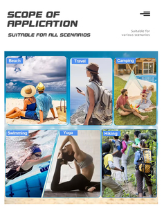 Cuộc Sống Mới Nhanh Chóng Khô Tùy Chỉnh Thăng Hoa Sợi Nhỏ Microfibre Waffle Cát Miễn Phí Bãi Biển Khăn Với Logo - Product Image 5