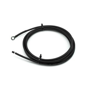 Câble d'alimentation noir en vente chaude, câble solaire 4 AWG ou 25 mm2, bornes à anneau M8, câble de batterie négatif pour système solaire photovoltaïque - Product Image 5