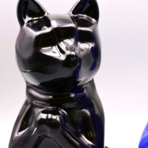 Urnes funéraires personnalisées en céramique écologiques pour cendres de chat, style européen et américain durable, urne commémorative en forme de chat pour chien - Product Image 6