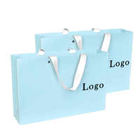 Sacs en carton personnalisables pour la protection de l'environnement, emballages pour supermarchés, sacs de shopping de luxe pour vêtements et chaussures