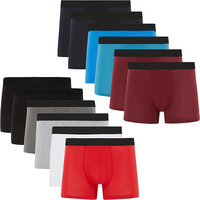 Caleçons Boxers Homme Personnalisés Taille Mi-Haute Ultra-Élastiques Confortables et Respirants – Modèle Jeunesse