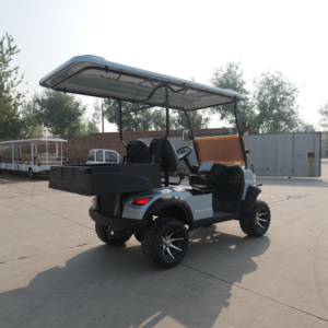 รถกอล์ฟลิเธียม6-Seater ไฟฟ้ารถกอล์ฟพร้อมลำโพงเครื่องปรับอากาศยางอุปกรณ์เสริมสำหรับรถกอล์ฟคลับ - Product Image 5