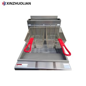 <span class=keywords><strong>Friggitrice</strong></span> Professionale Stile Americano a <span class=keywords><strong>5</strong></span> Bruciatori a Gas Naturale in Acciaio Inox Capacità 31-37L Intervallo di Temperatura 200-400°F Commerciale - Product Image 2