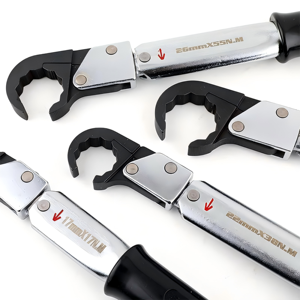 ST-02-L Chrome Finish Torque <strong>Wrench</strong> <strong>Set</strong> for Air Conditioning Systems Customizable OEM Metric Measurement System - Product Image 3