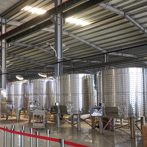 Cuve de fermentation sous pression à double enveloppe en acier inoxydable pour la production d'alcool 2000L, refroidissement au glycol pour <span class=keywords><strong>cidre</strong></span> de poire - Product Image 2